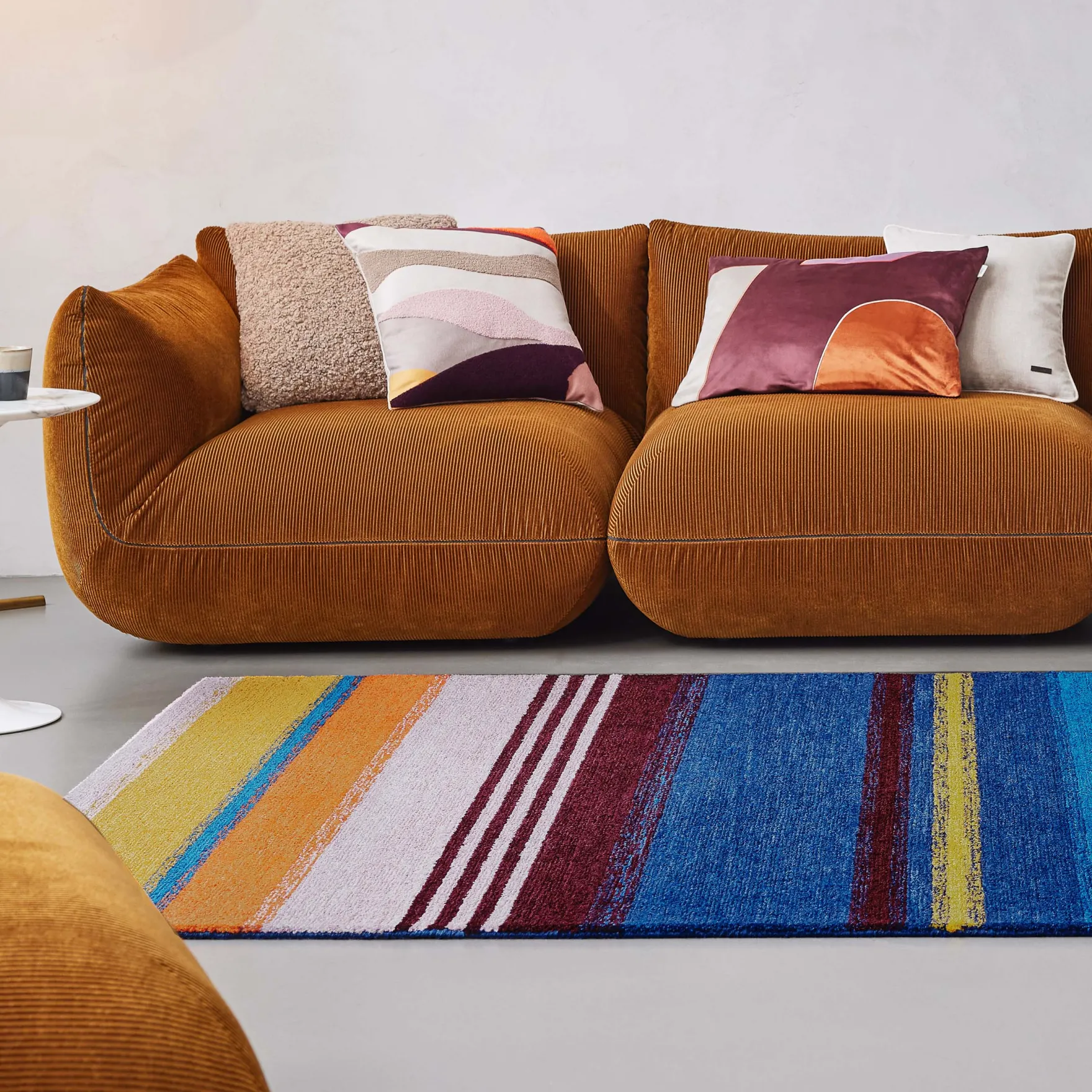 Kurzflorteppich Multi "Petrol" WECONhome