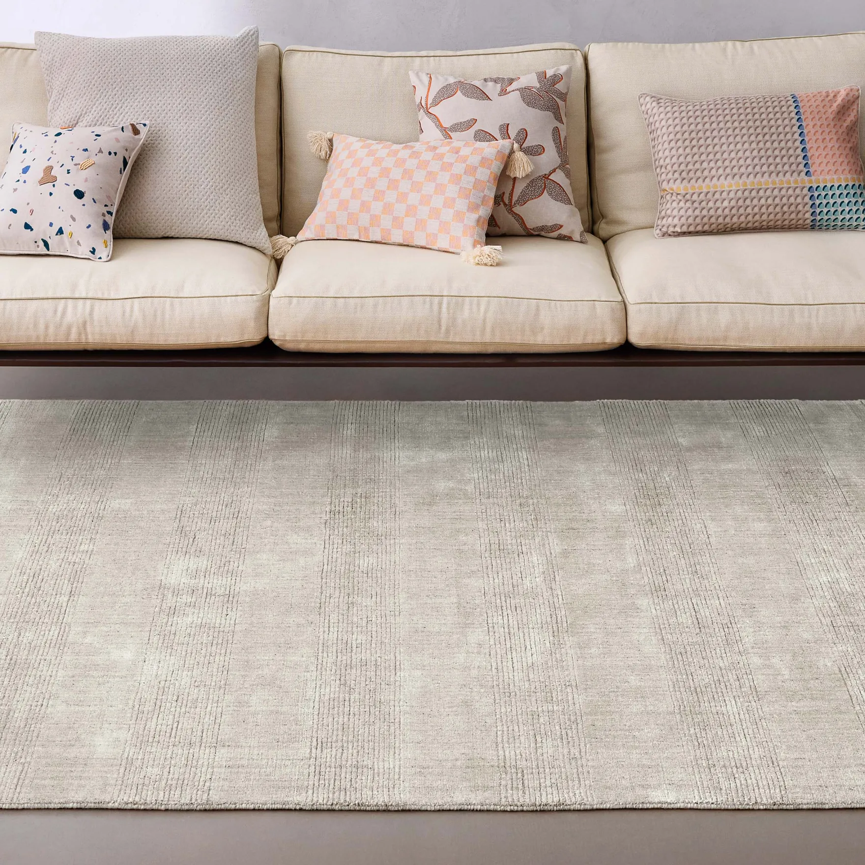 Kurzflor Teppich Perl Weiß "Seattle" WECONhome