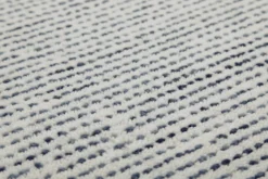 Kurzflor Teppich Rund Blau
