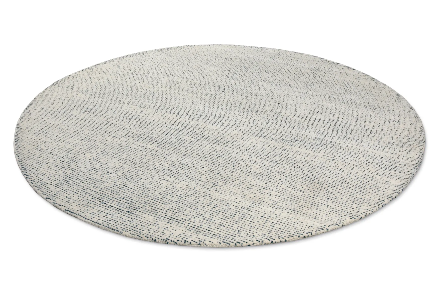 Kurzflor Teppich Rund Blau "Hamptons THIRTYTWO" WECONhome