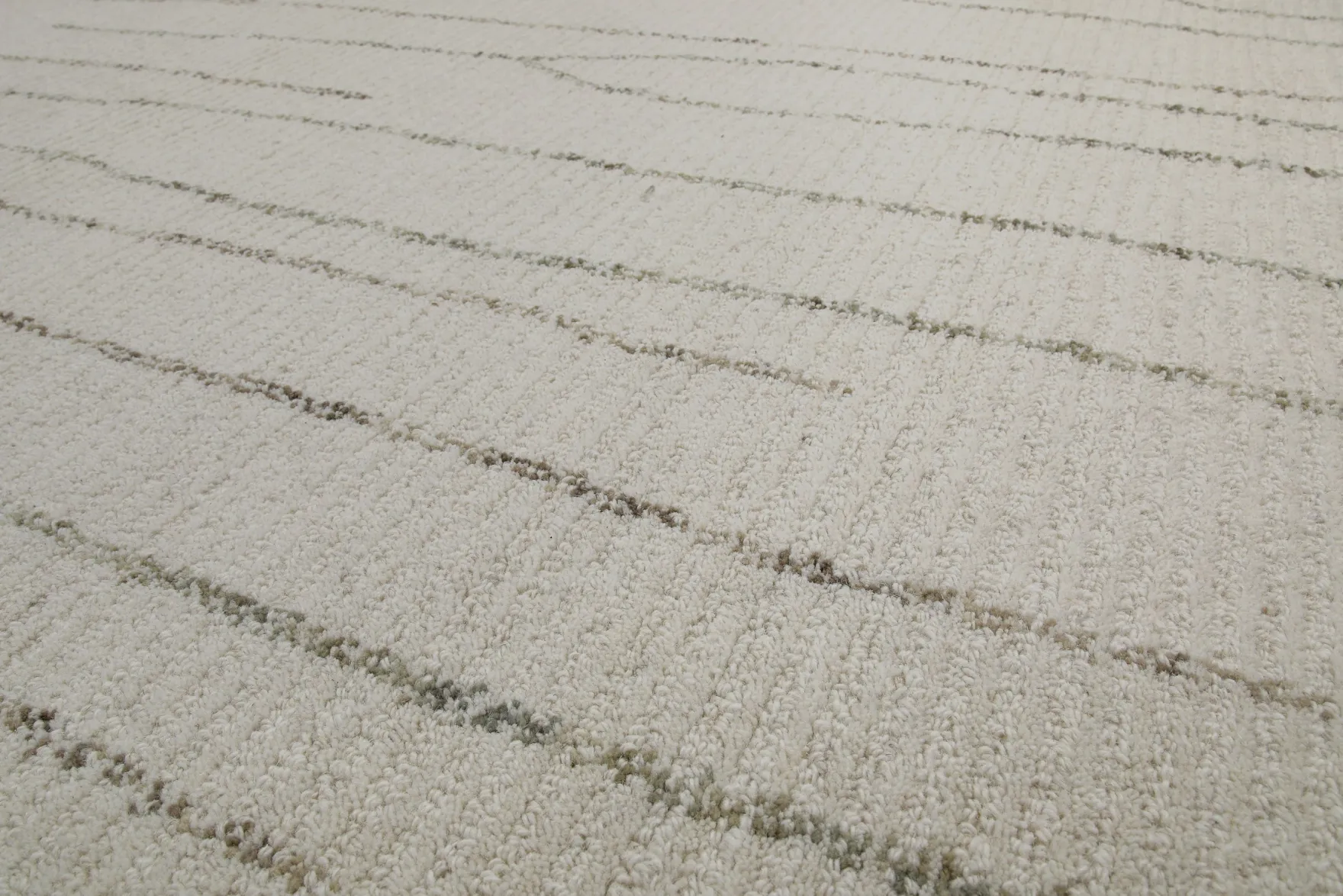 Kurzflor Teppich Rund Creme Weiß "Hamptons THIRTYNINE" WECONhome
