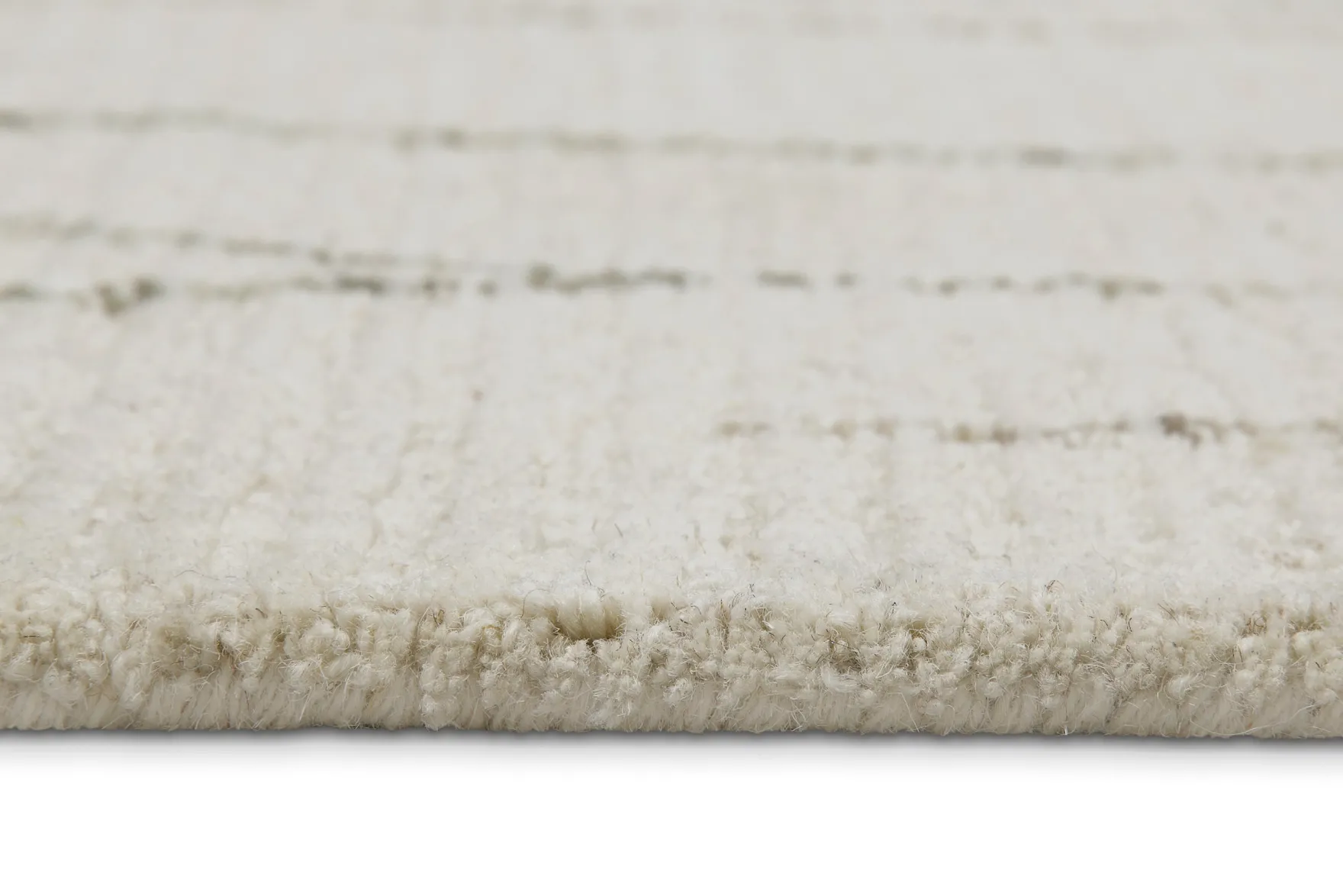Kurzflor Teppich Rund Creme Weiß "Hamptons THIRTYNINE" WECONhome