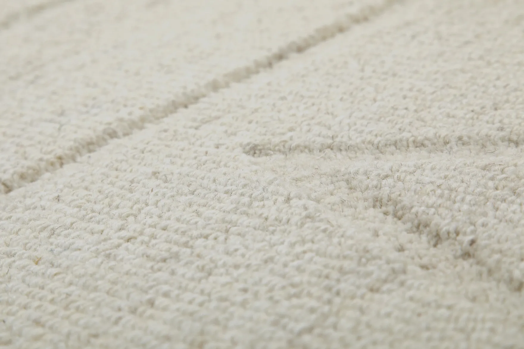 Kurzflor Teppich Rund Creme Weiß "Hamptons TWENTYEIGHT" WECONhome