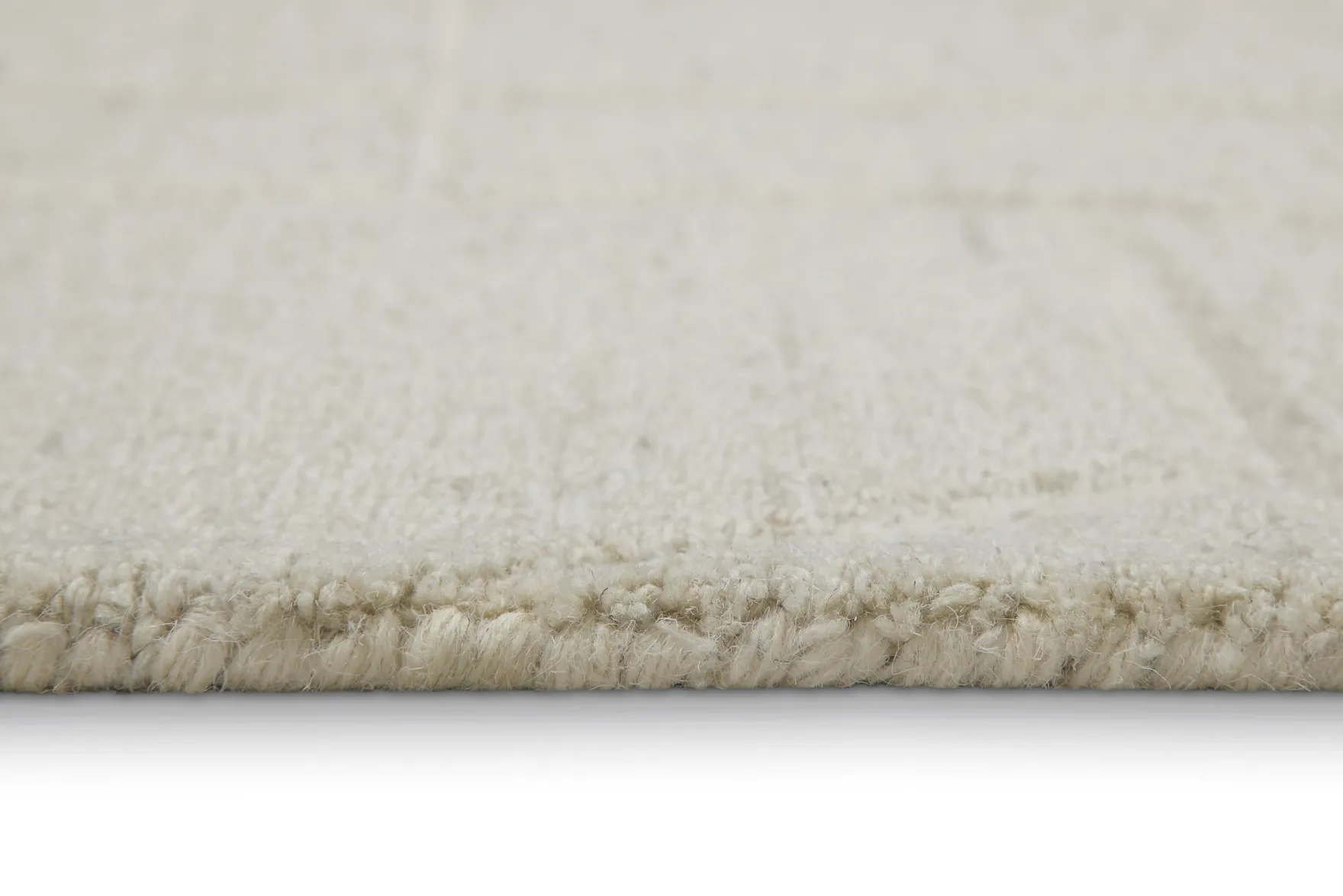 Kurzflor Teppich Rund Creme Weiß "Hamptons TWENTYEIGHT" WECONhome