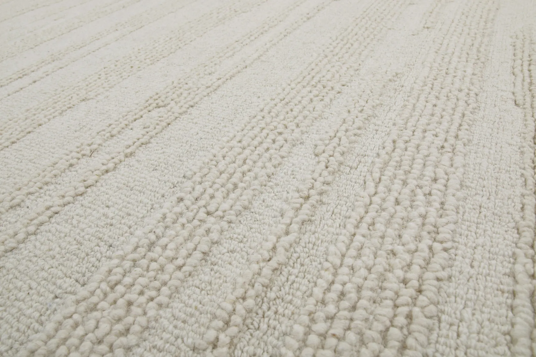 Kurzflor Teppich Rund Creme Weiß "Hamptons TWENTYSEVEN" WECONhome
