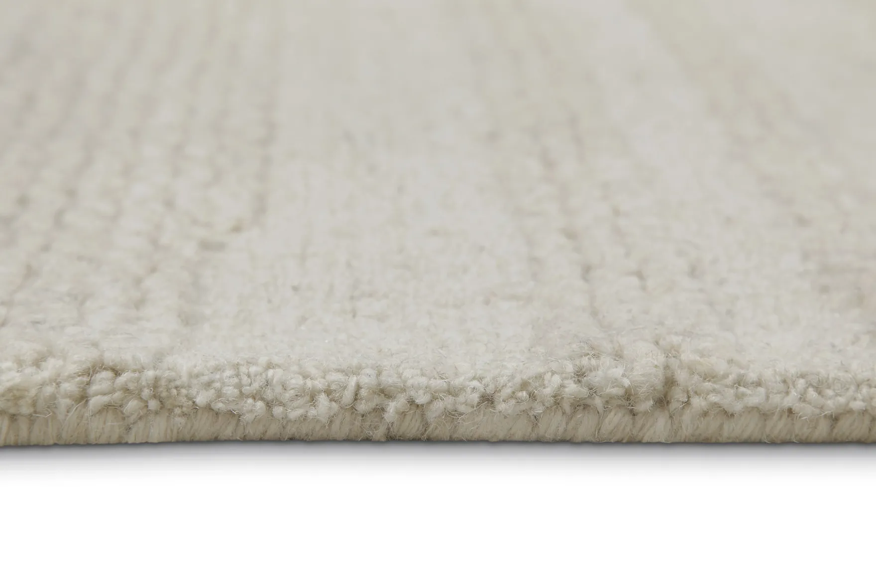 Kurzflor Teppich Rund Creme Weiß "Hamptons TWENTYSEVEN" WECONhome