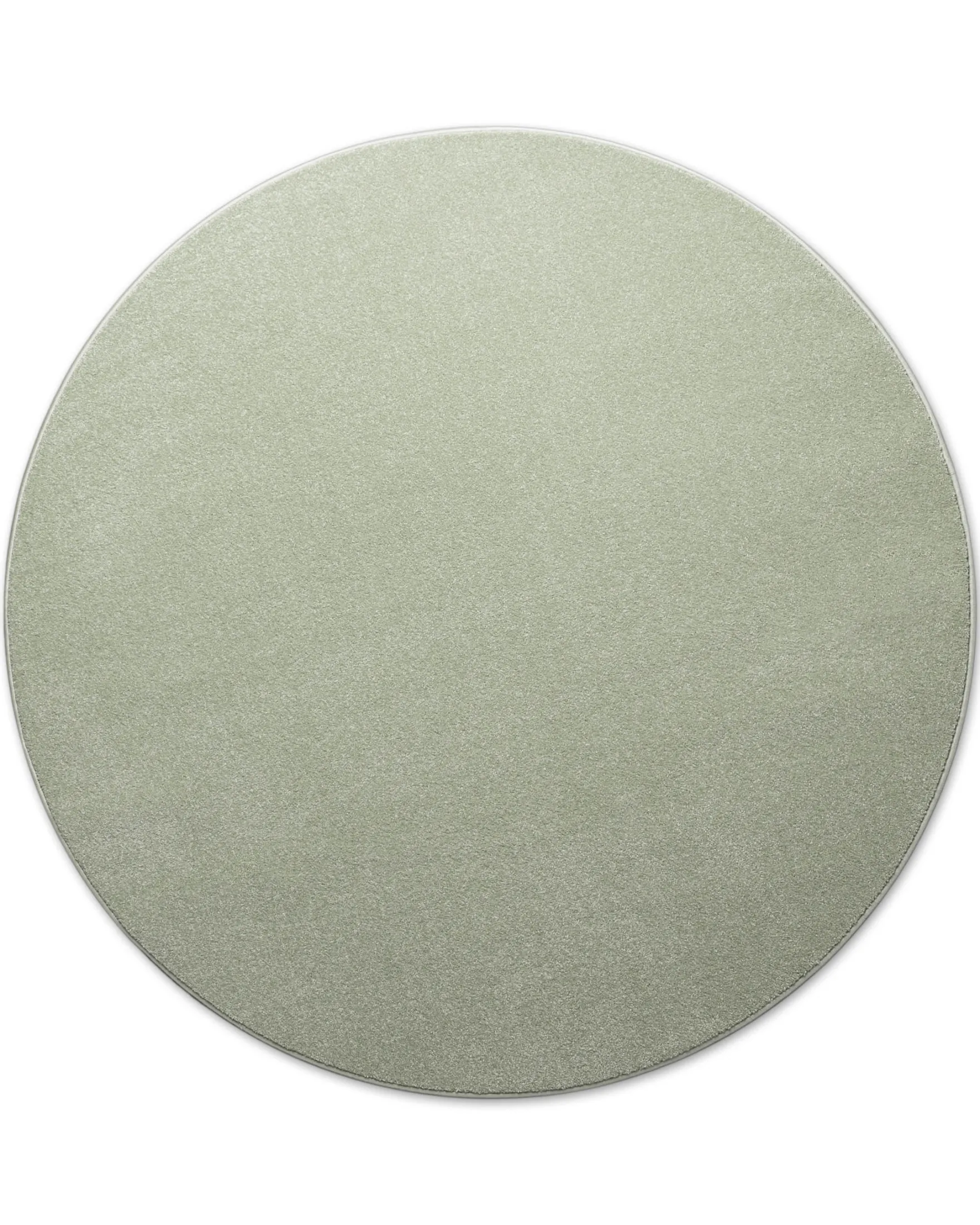 Kurzflorteppich Rund Licht Grün "Freja" WECONhome Basics