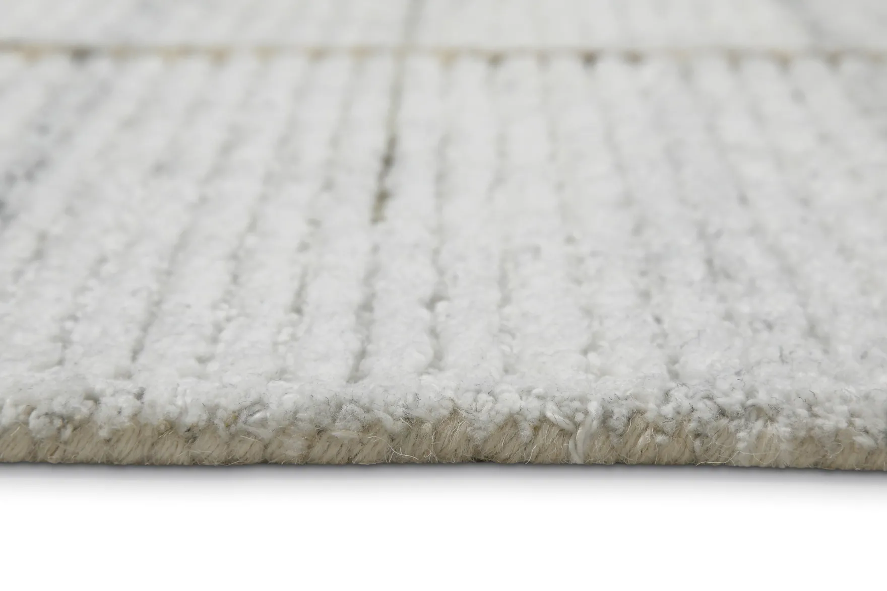 Kurzflor Teppich Rund Perl Weiß "Hamptons TWENTYTWO" WECONhome