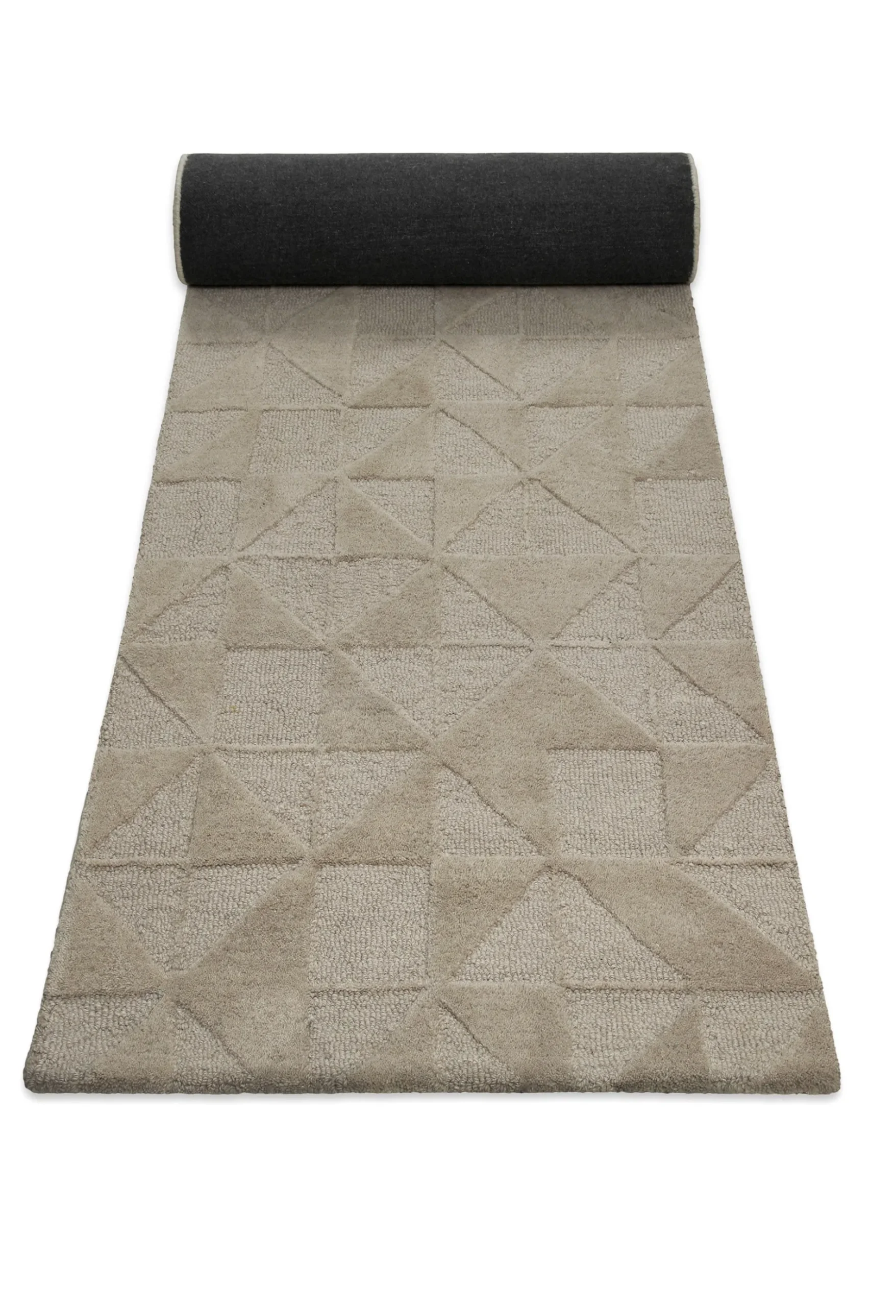 Kurzflor Teppich Sand Beige aus Schurwolle "Hamptons THIRTYSEVEN" WECONhome