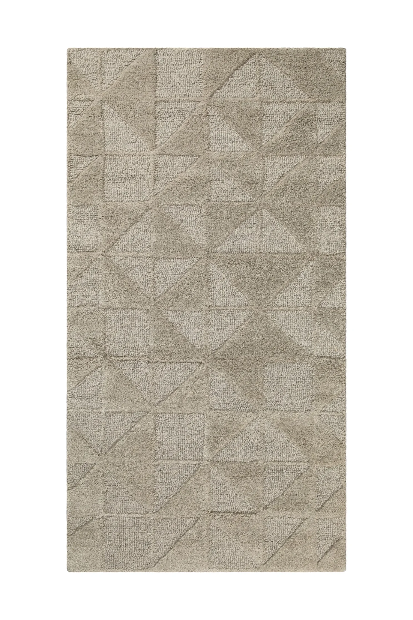 Kurzflor Teppich Sand Beige aus Schurwolle "Hamptons THIRTYSEVEN" WECONhome