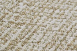 Kurzflor Teppich Sand Beige aus Schurwolle 