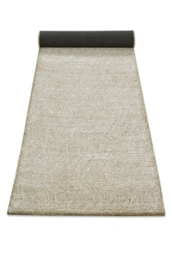 Kurzflor Teppich Sand Beige aus Schurwolle 