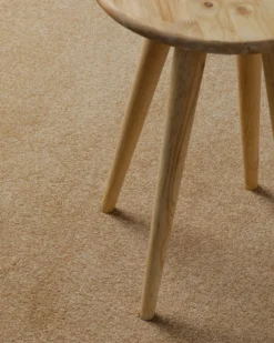Kurzflorteppich Sand Beige