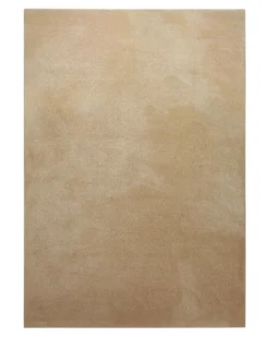 Kurzflorteppich Sand Beige