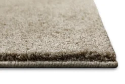 Kurzflorteppich Sand Beige 