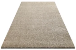 Kurzflorteppich Sand Beige 