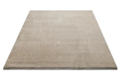 Kurzflorteppich Sand Beige 