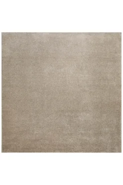 Kurzflorteppich Sand Beige 