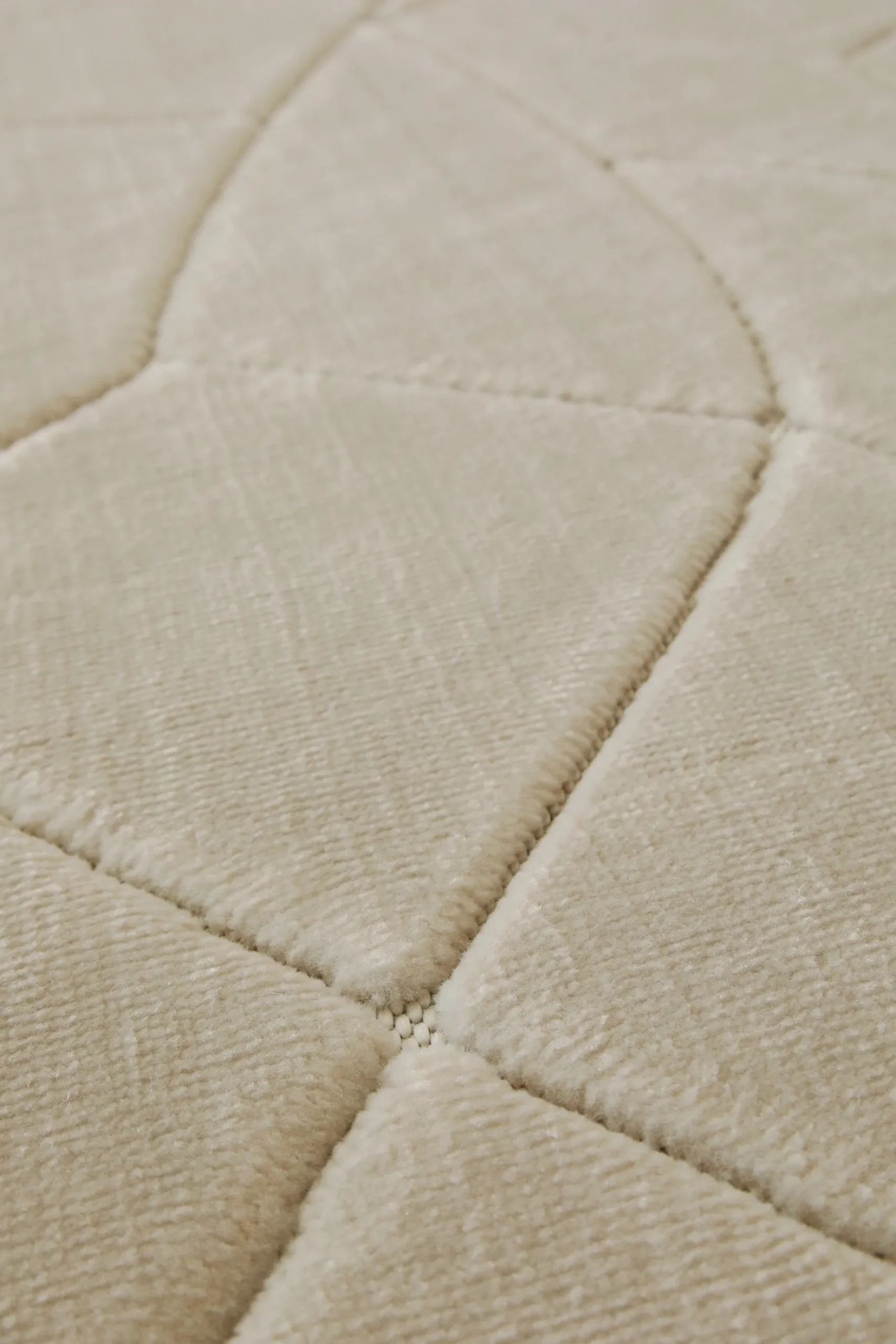 Kurzflorteppich Sand Beige "Unplugged" WECONhome