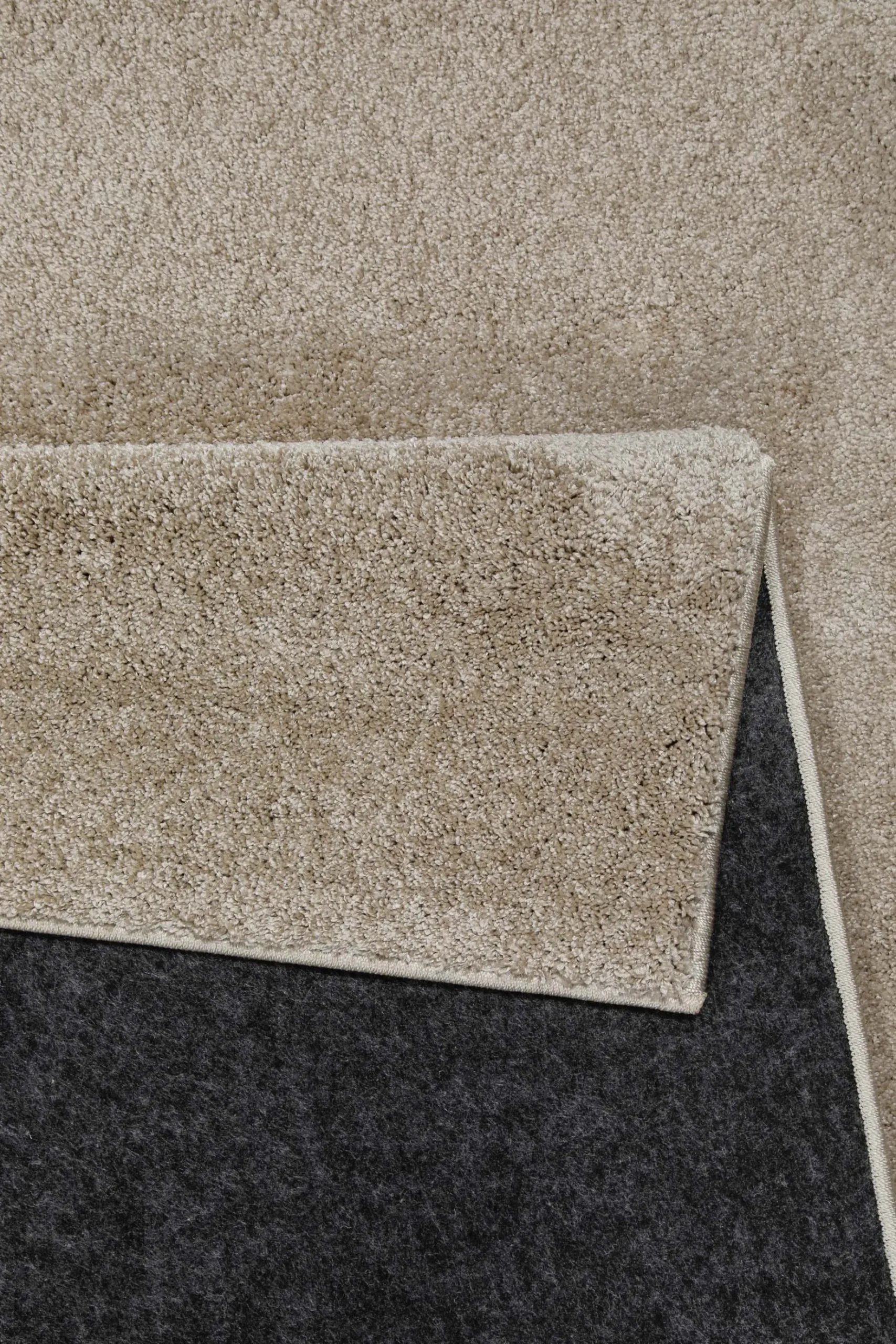 Kurzflorteppich Sand Beige "Wogh" WECONhome