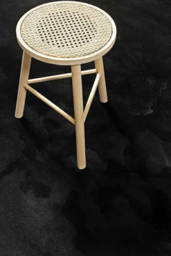 Kurzflor-Teppich Schwarz soft & weich "Lago" Homie Living