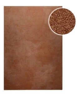 Kurzflorteppich Ziegel Rot 