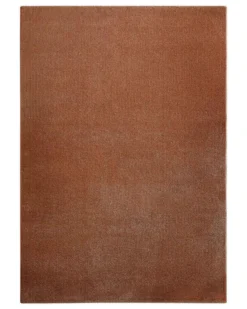 Kurzflorteppich Ziegel Rot