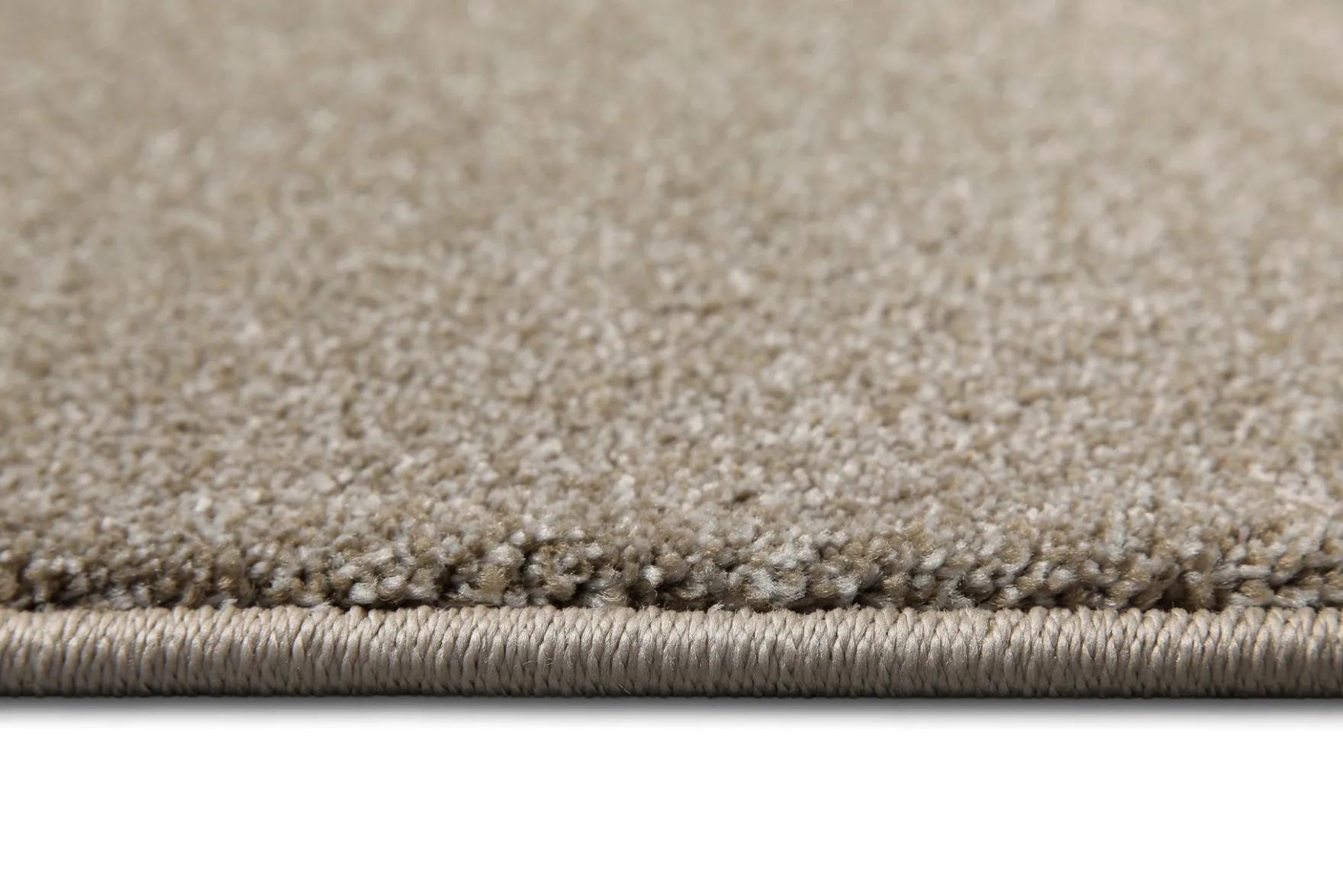 Kurzfor Teppich Dunkelbeige meliert "Tim" WECONhome