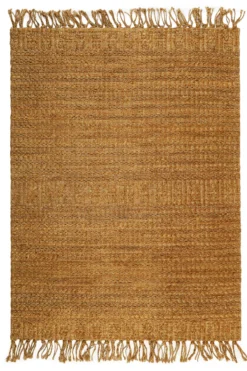 Nachhaltiger Teppich Naturfarben aus Jute