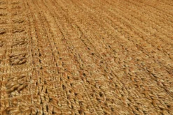 Nachhaltiger Teppich Naturfarben aus Jute