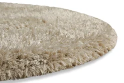 Nachhaltiger Teppich Rund Sand Braun soft & weich "Matteo" Homie Living