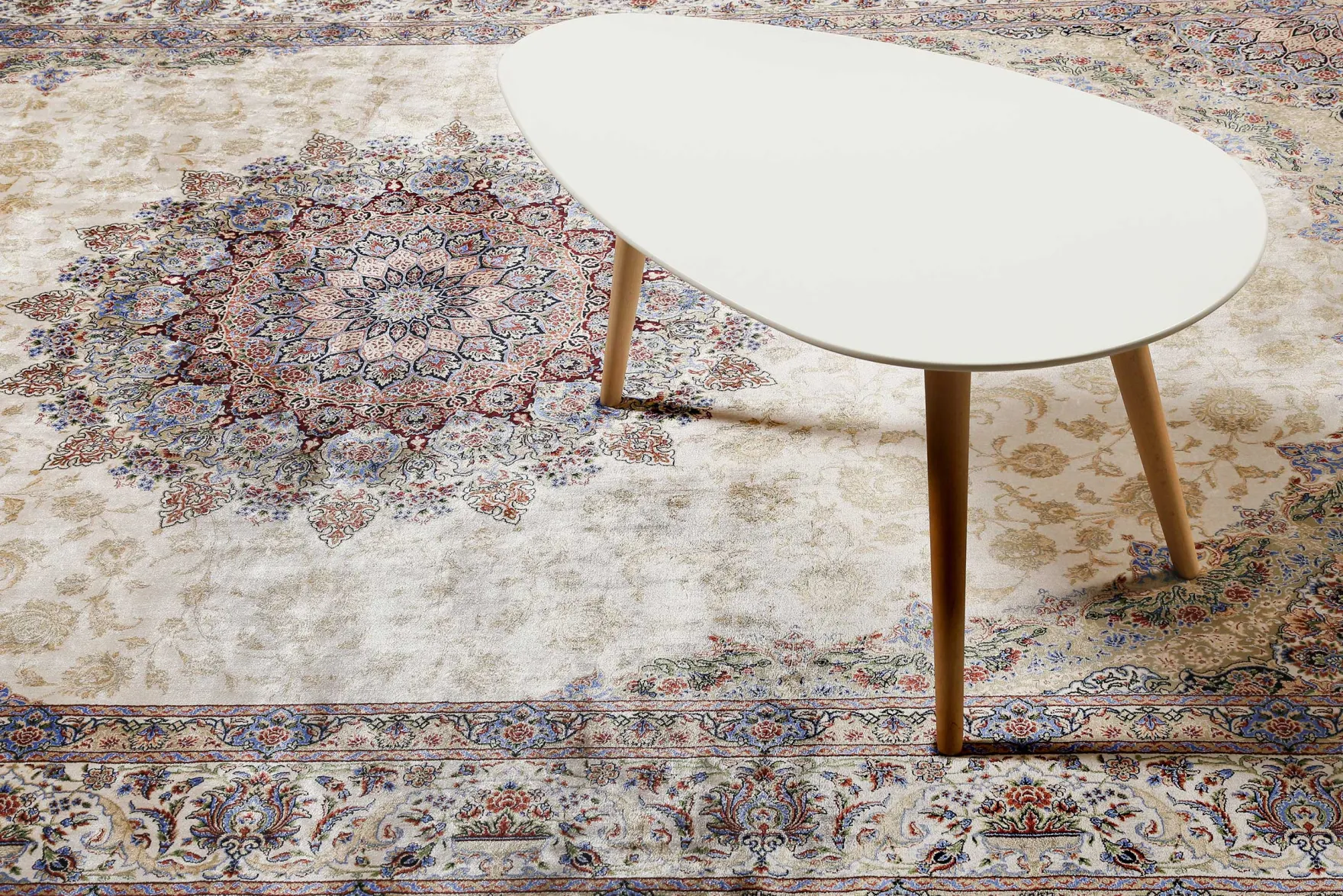 Orientteppich Beige "Täbriz" by WECONhome