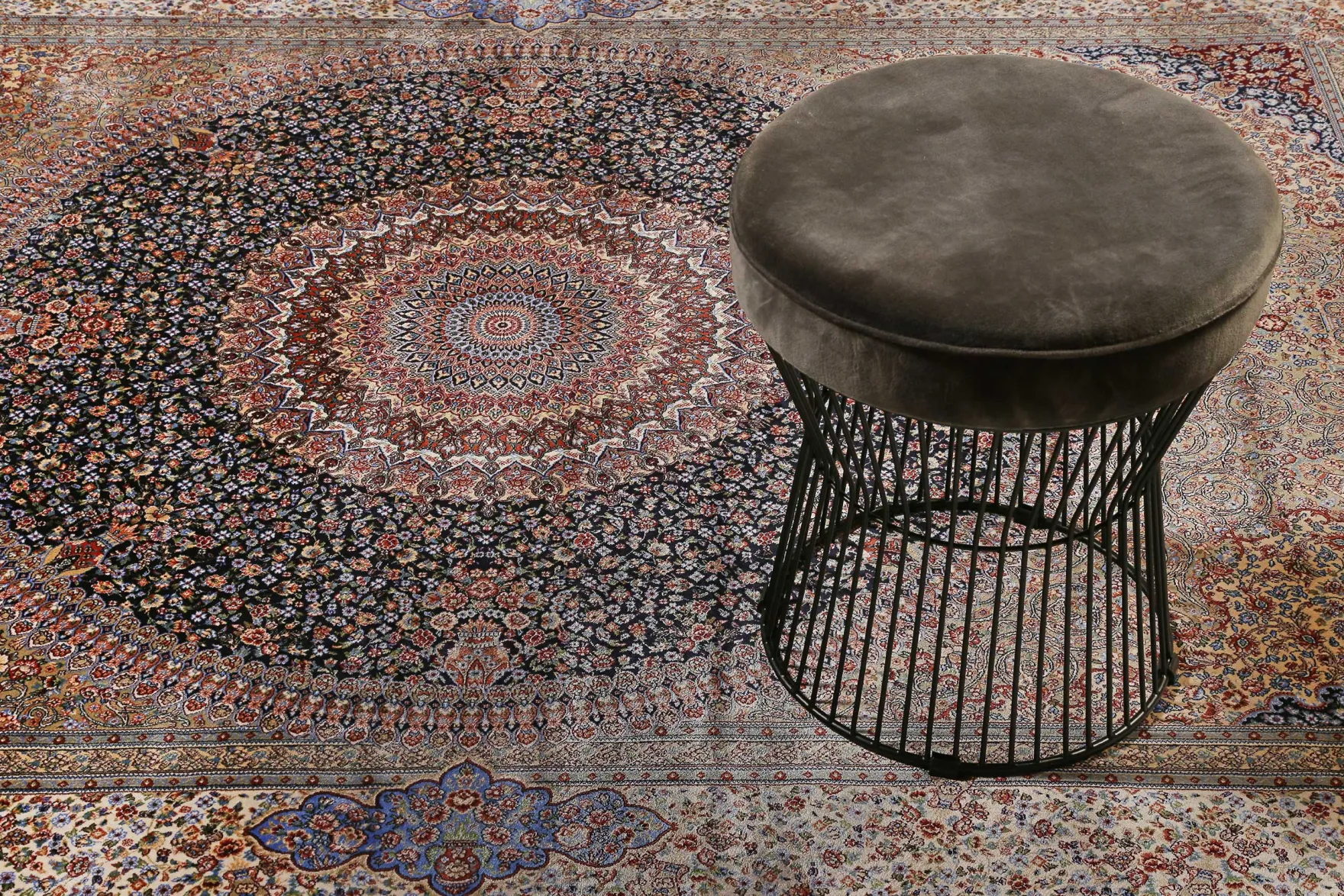 Orientteppich Blau "Täbriz" by WECONhome