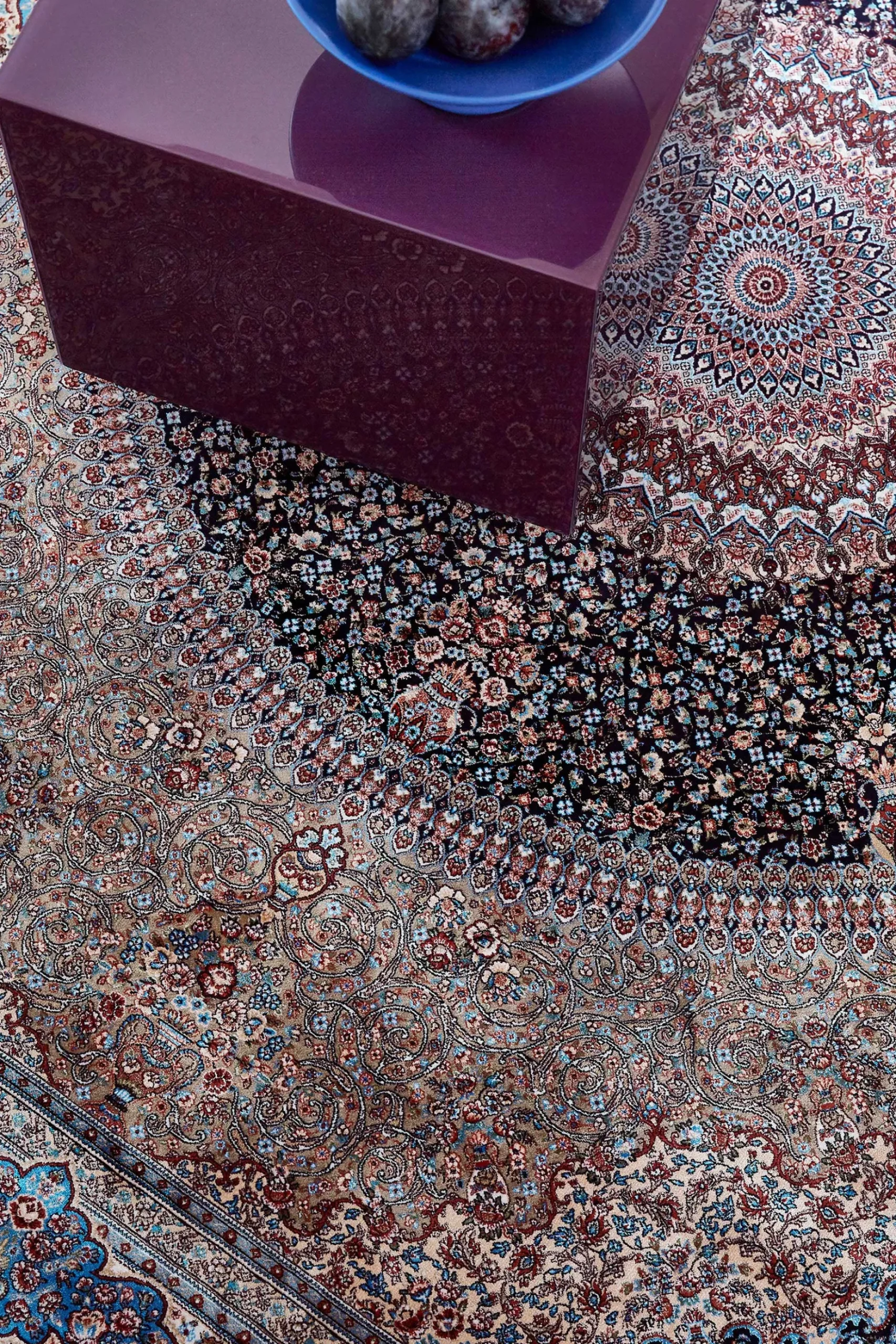 Orientteppich Blau "Täbriz" by WECONhome