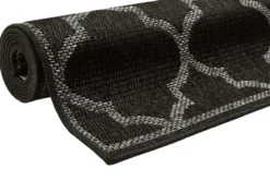 Outdoor Teppich Anthrazit Grau 
