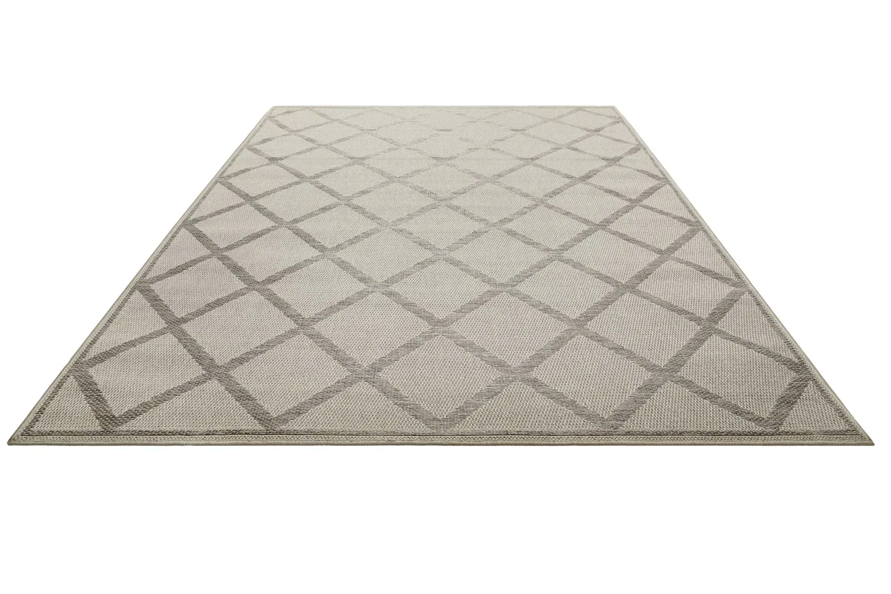 Outdoor Teppich Beige Grau "Bergamo" Homie Living