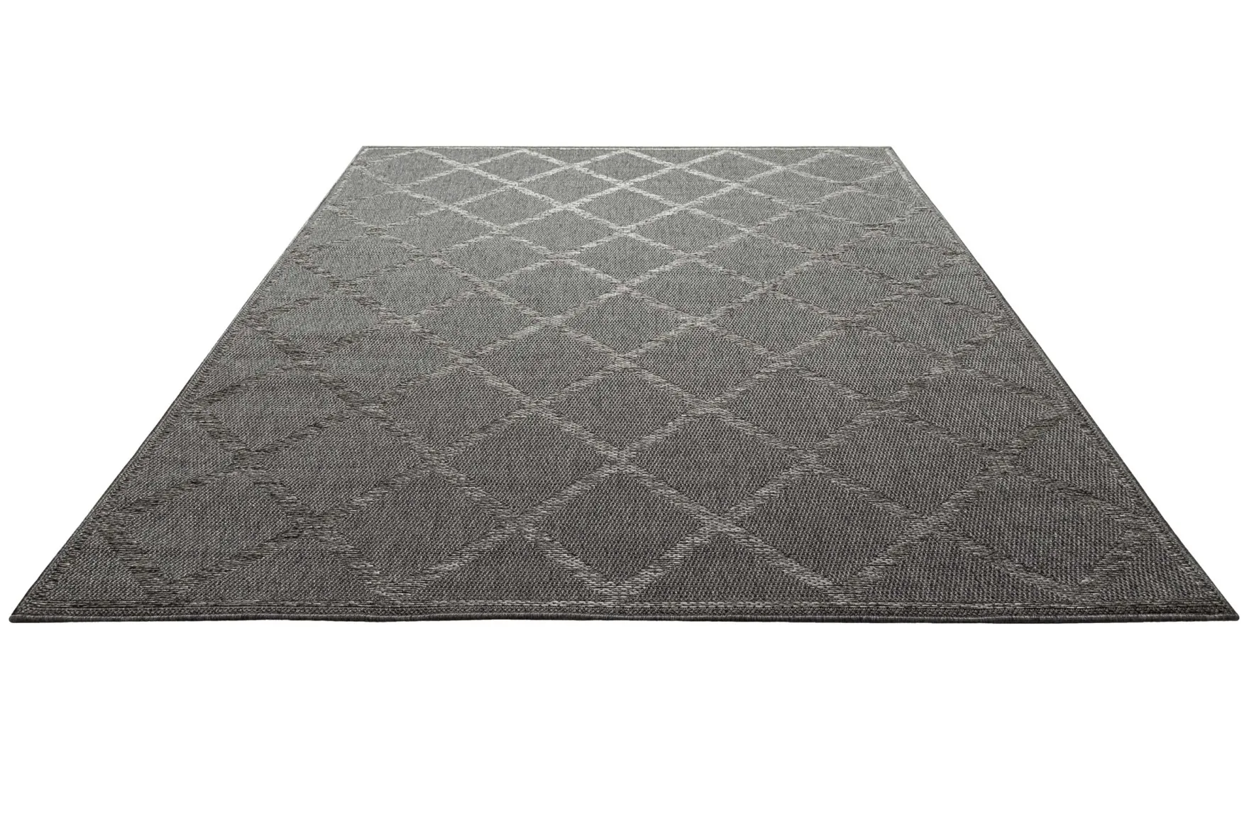 Outdoor Teppich Grau Blau "Bergamo" Homie Living
