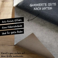 Premium "RugPad" Teppichunterlage für sicheren Halt - WECONhome