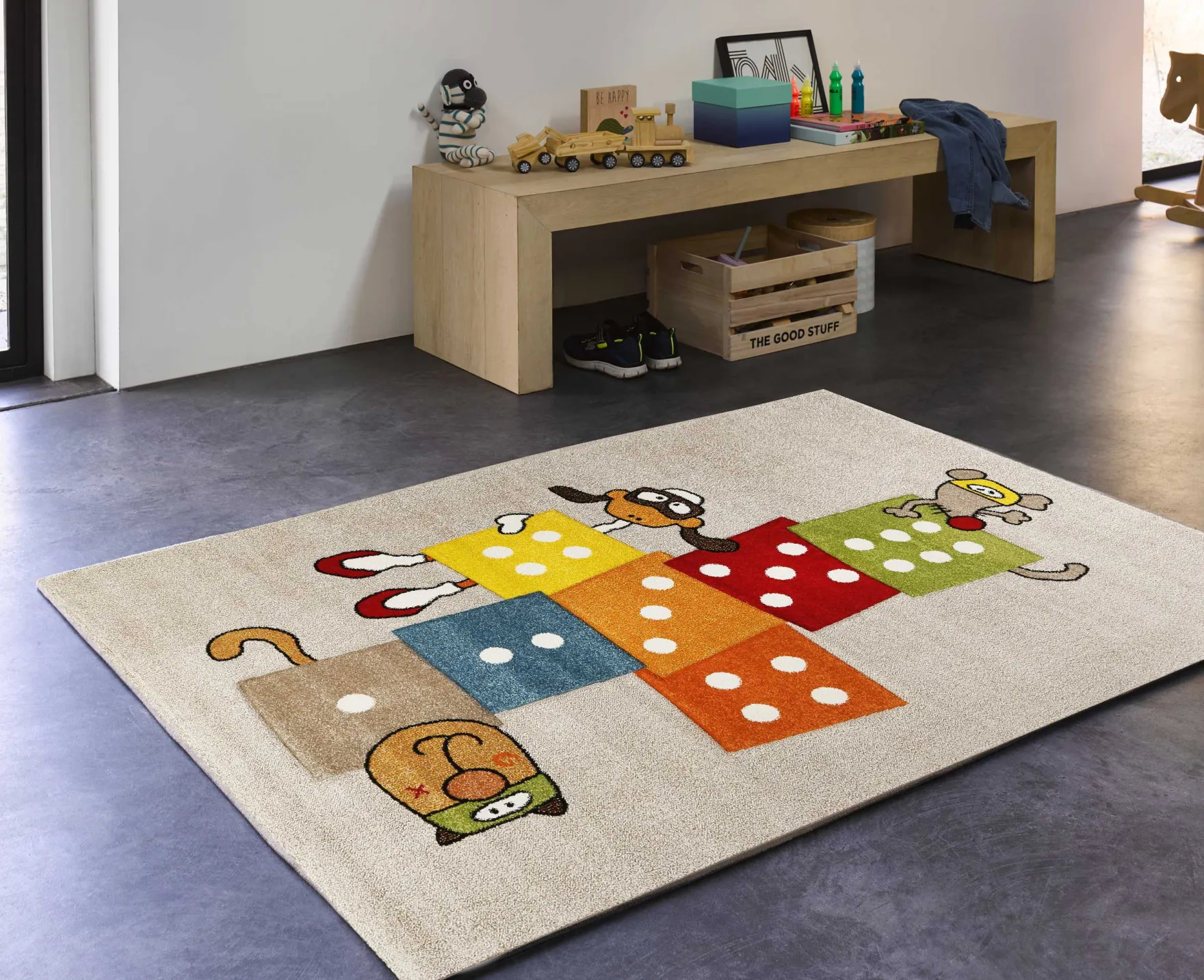 Sigikid Kinderteppich beige multicolor "Bandidoleros"