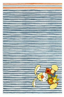 Sigikid Kinderteppich Blau "Semmel Bunny"