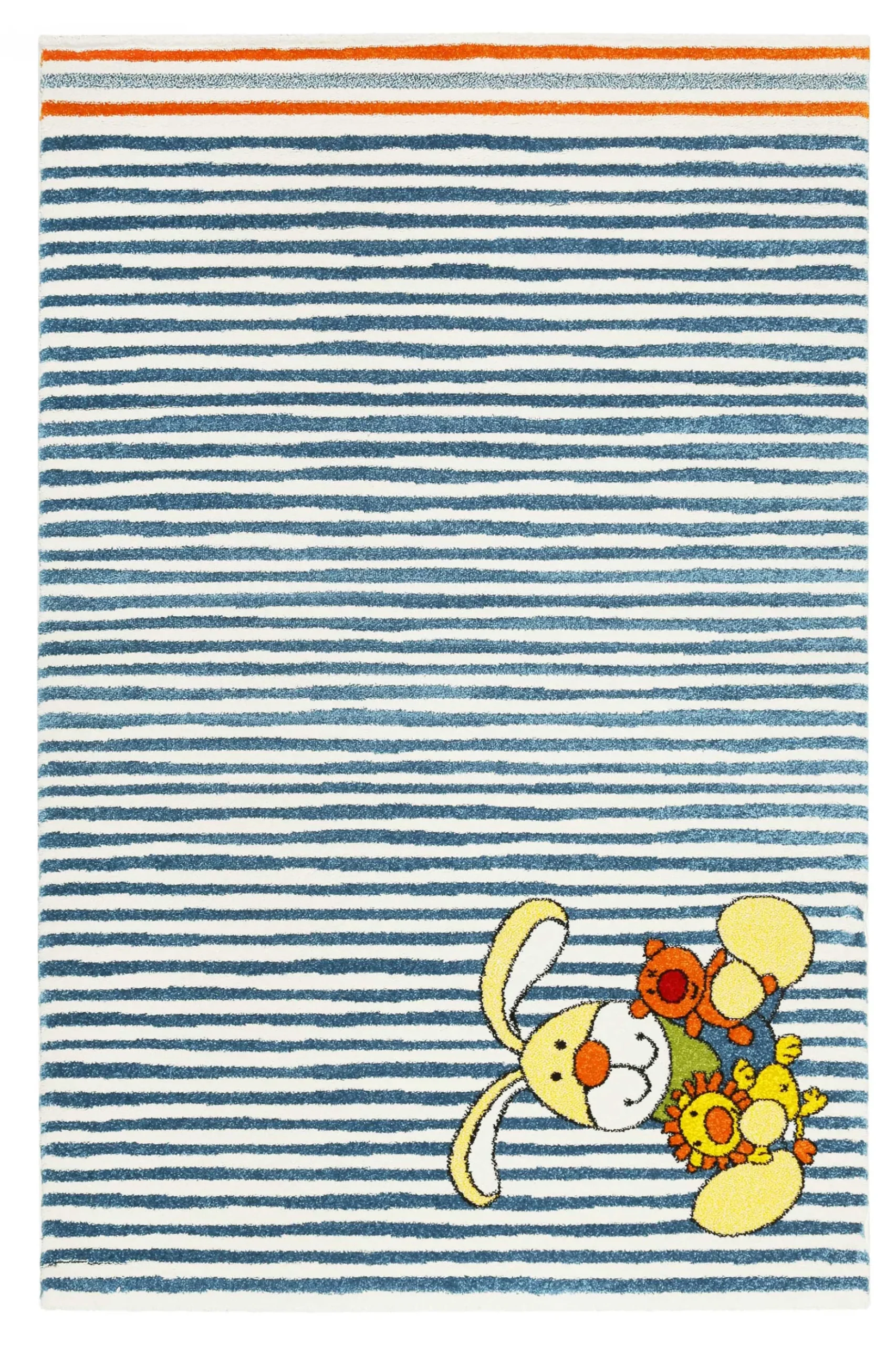 Sigikid Kinderteppich Blau "Semmel Bunny"