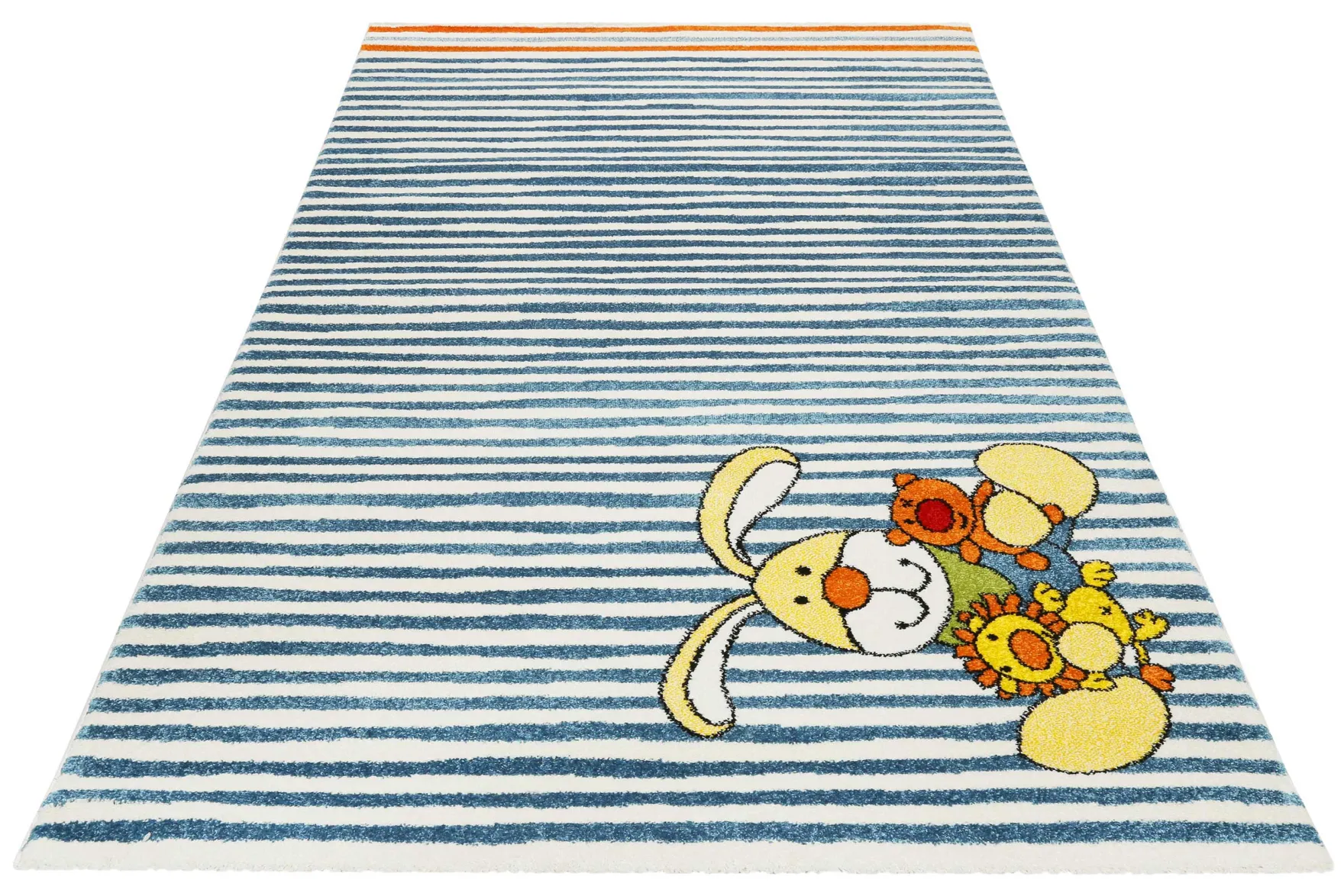 Sigikid Kinderteppich Blau "Semmel Bunny"