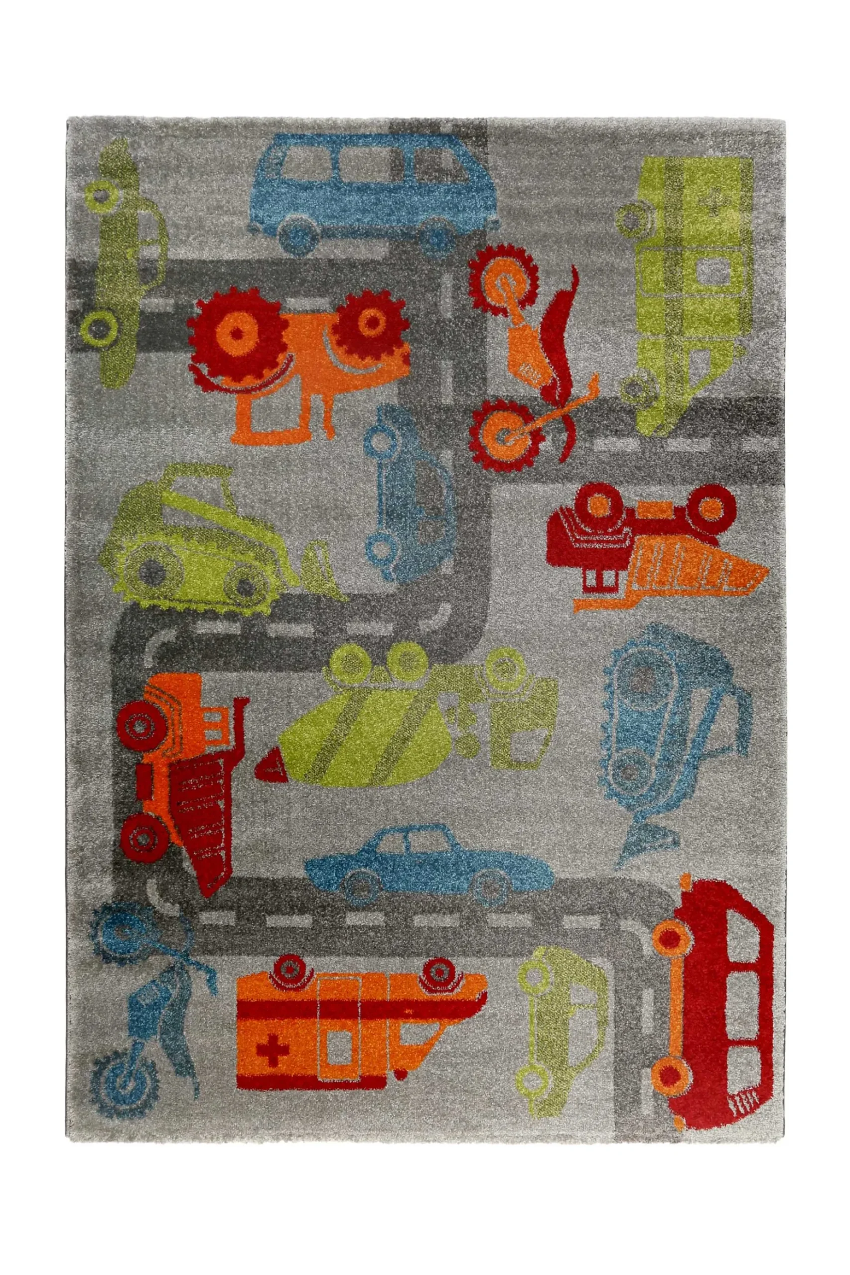 Sigikid Kinderteppich Bunt "Traffic"