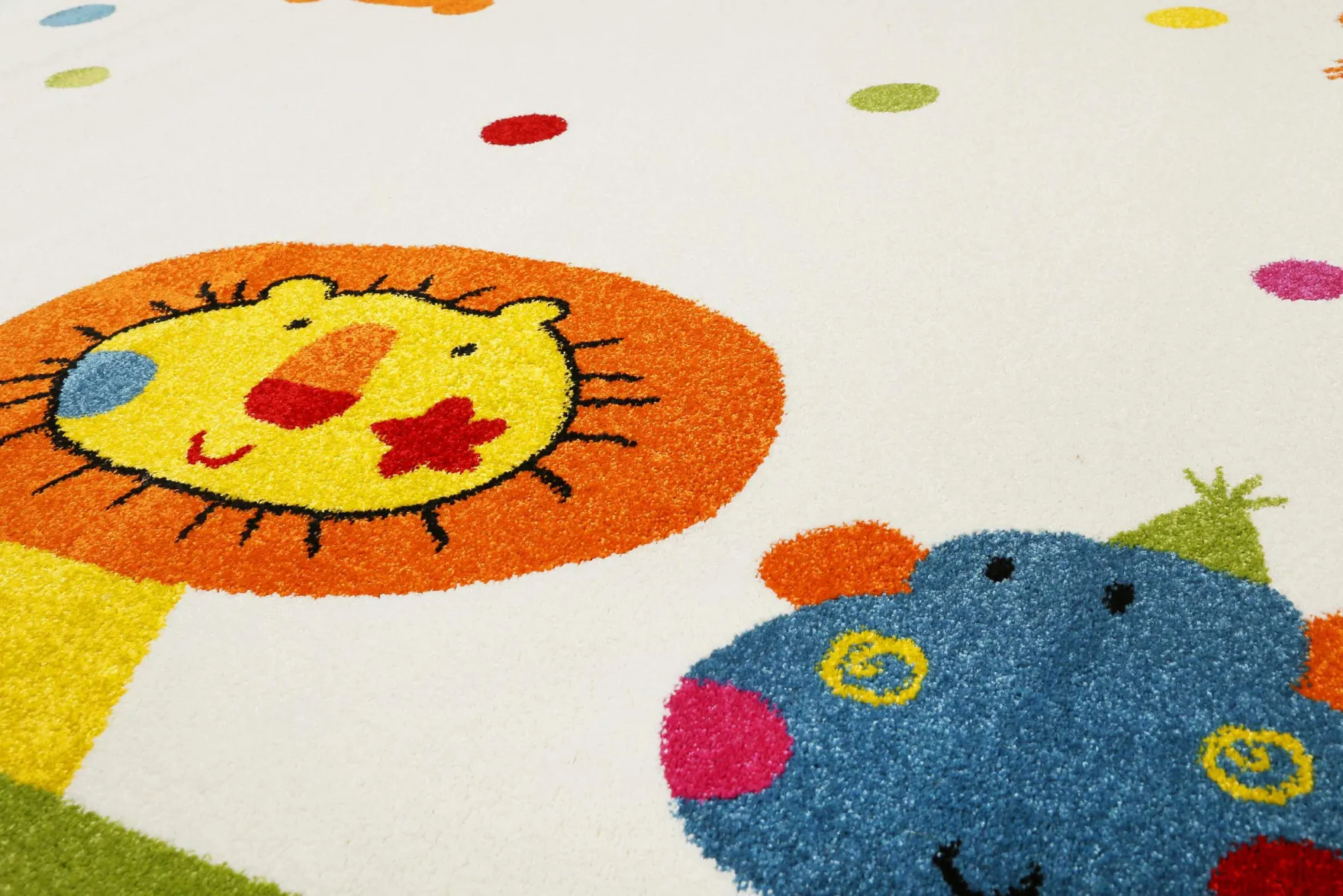 Sigikid Kinderteppich Creme Beige "Animal Festival"
