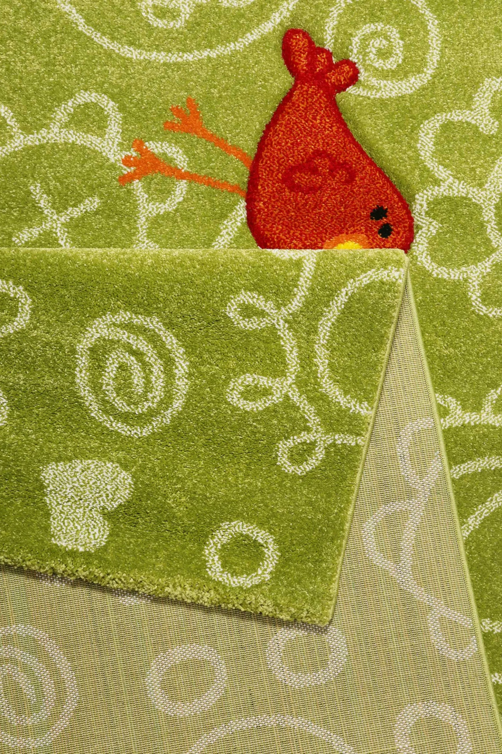 Sigikid Kinderteppich grün "Crocodile"