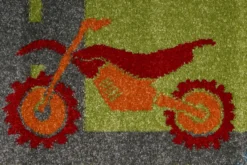 Sigikid Kinderteppich Grün Orange
