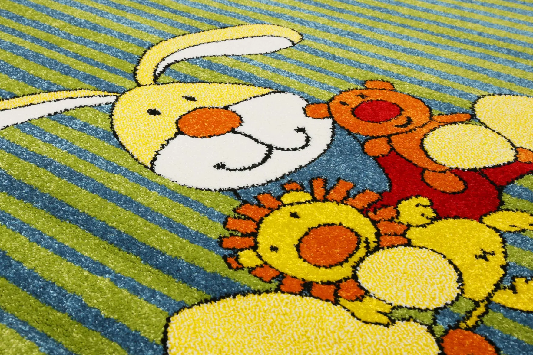 Sigikid Kinderteppich Grün "Semmel Bunny"