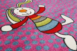 Sigikid Kinderteppich Pink Blau 