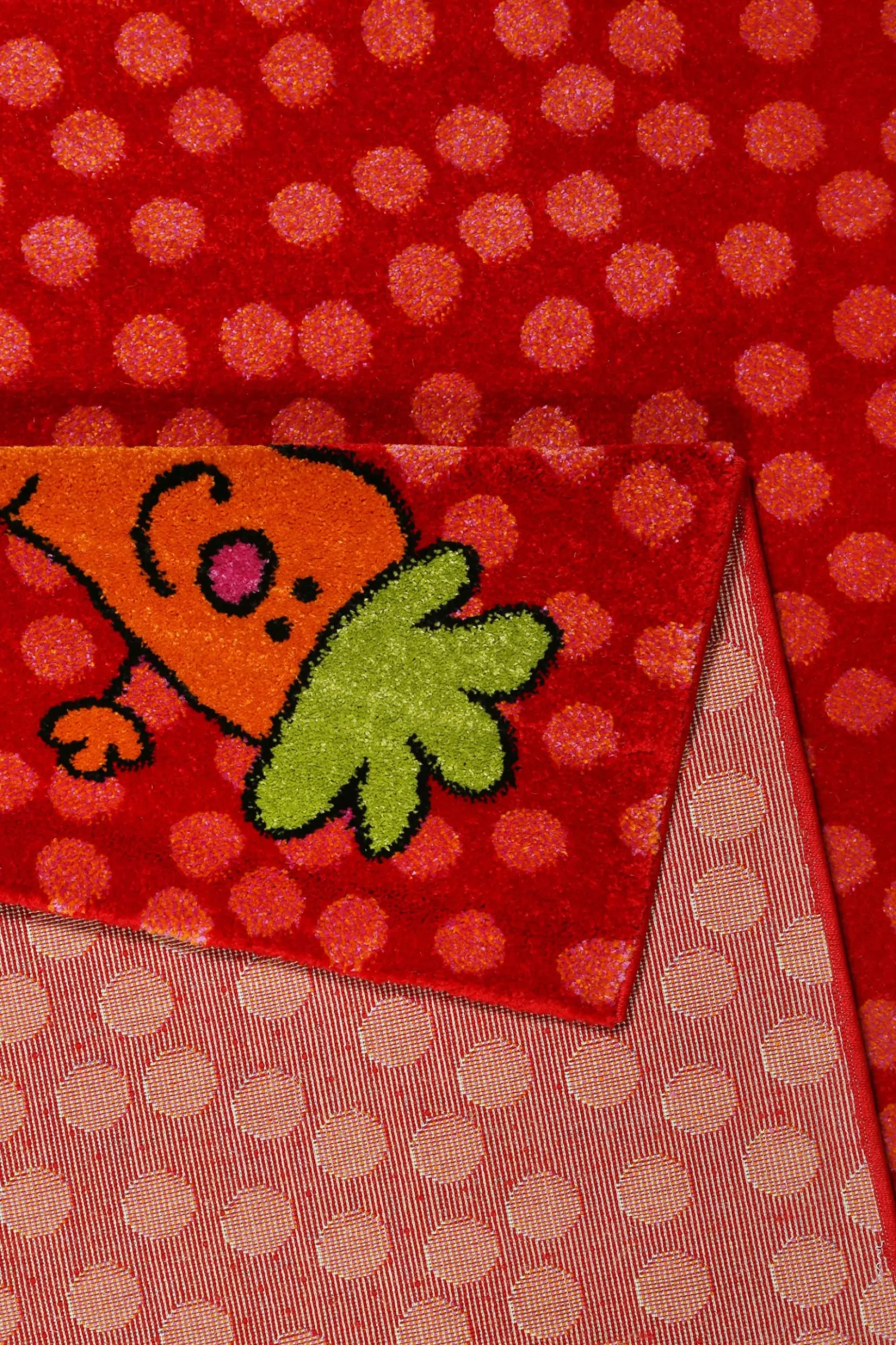 Sigikid Kinderteppich Rot "Rainbow Rabbit"