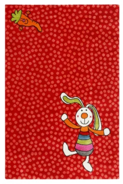 Sigikid Kinderteppich Rot